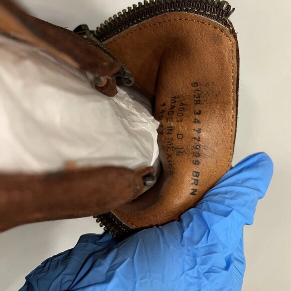 NEW FRYE Women’s Sacha Moto Shootie Ankle Boots – Brown – Size 9.5M – - Picture 10 of 10